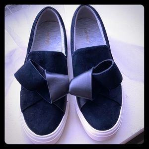 Nine West Odienella Suede Slip on Sneakers